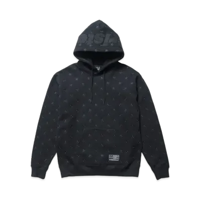 F.C.Real Bristol All Over Star Sweat Hoodie "Black"