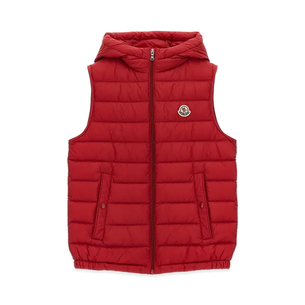 MONCLER Kids Uzzay Vest "Red"
