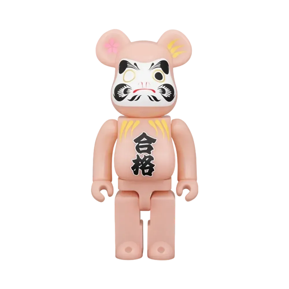 MEDICOM TOY "BEARBRICK" Daruma Gokaku Red Luminous 400%