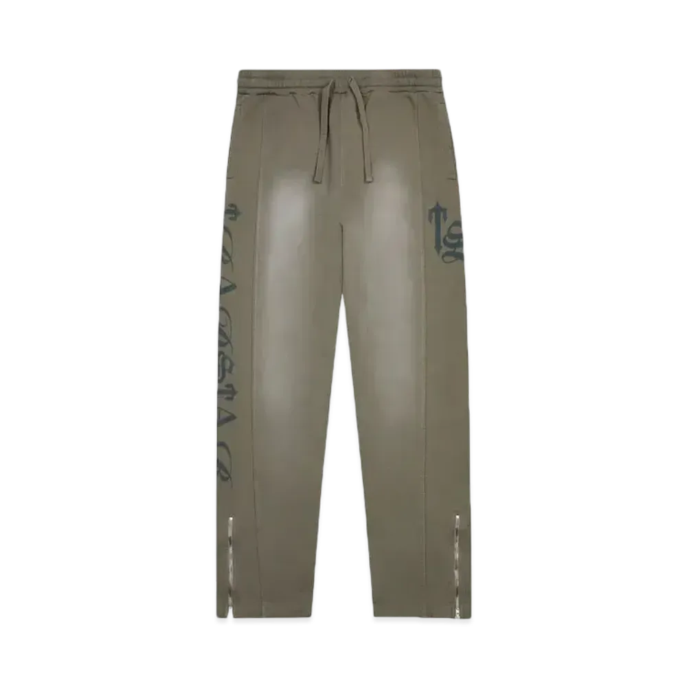 TRAPSTAR Script Spray Tracksuit "Dark Khaki"