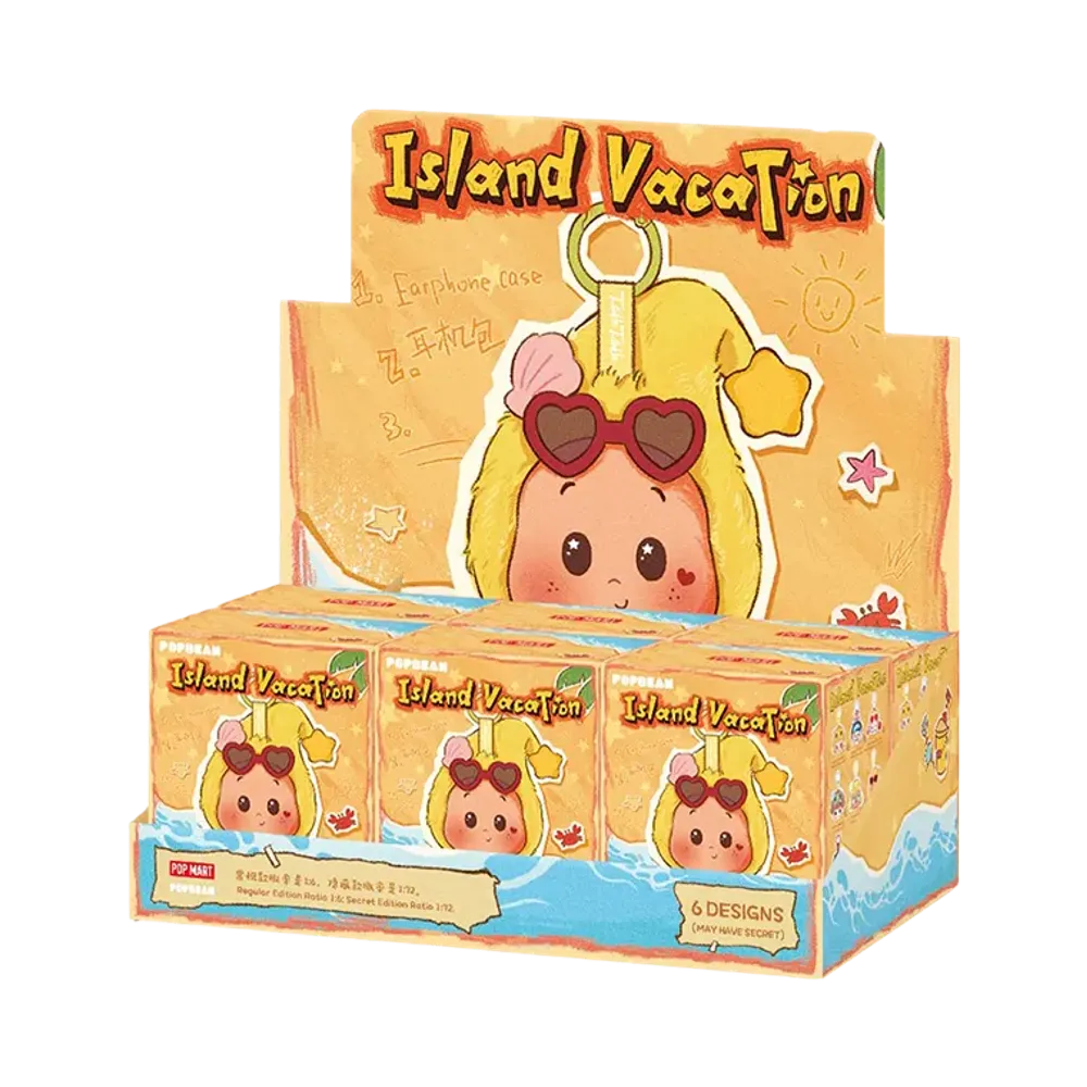 POP MART POP BEAN Island Vacation Series Earphone Case [Assortment Box]