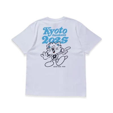 VERDY x SECRET BASE Kyoto Daisakusen 2025 Tee "White/Blue"