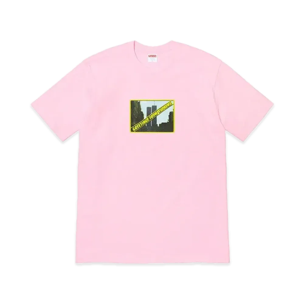 Supreme Greetings Tee "Light Pink"