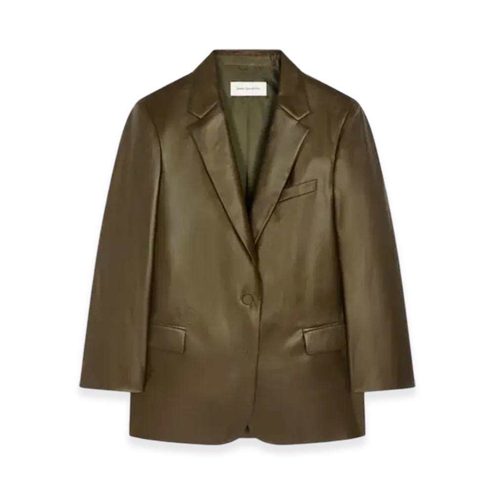 DRIES VAN NOTEN Women's Oversized Blazer "Khaki"