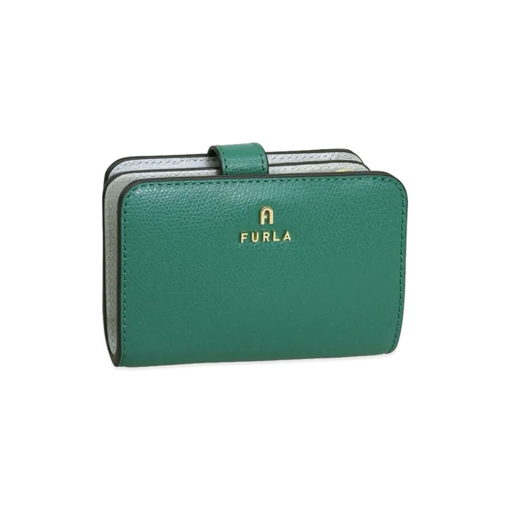 FURLA Camelia S Compact Wallet "Green"
