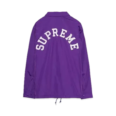 Supreme x Champion Coaches Jacket "Purple"