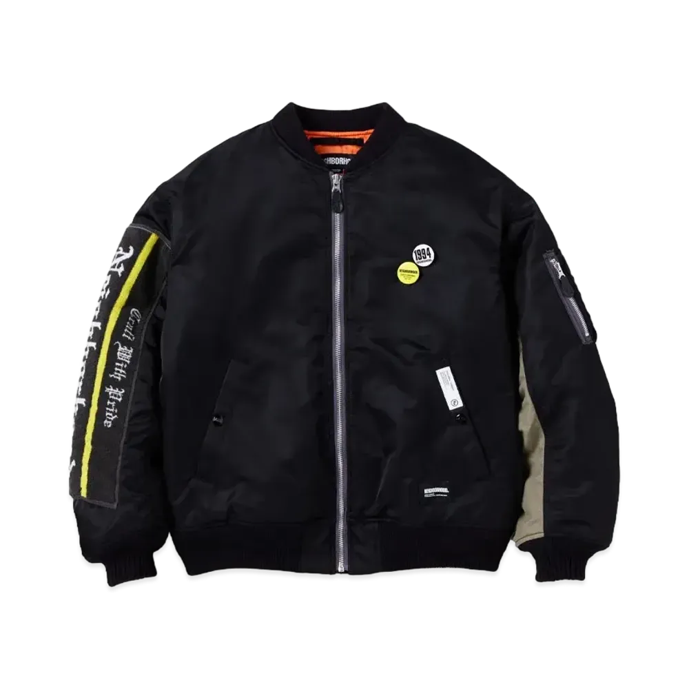 NEIGHBORHOOD MA-1 Flight Jacket Mod "Black"