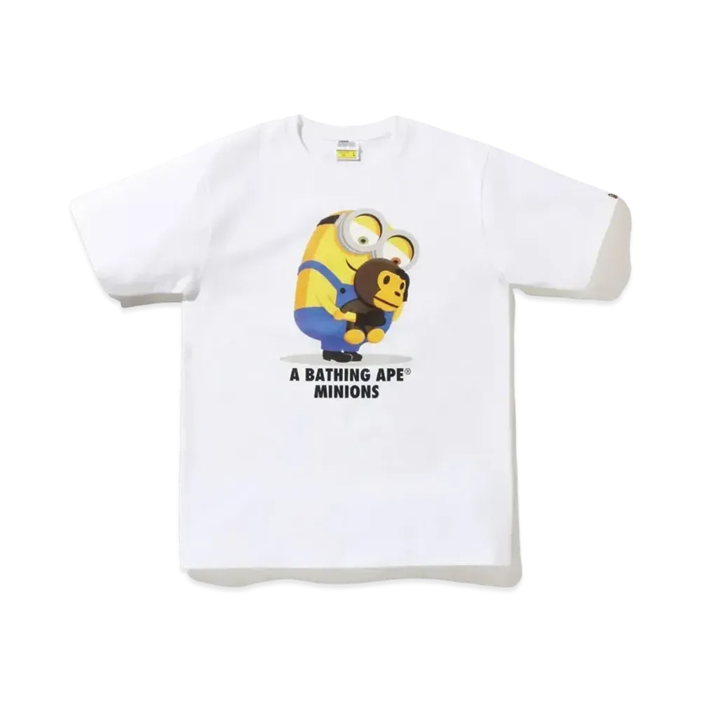 A BATHING APE MINIONS TEE 08 "White"
