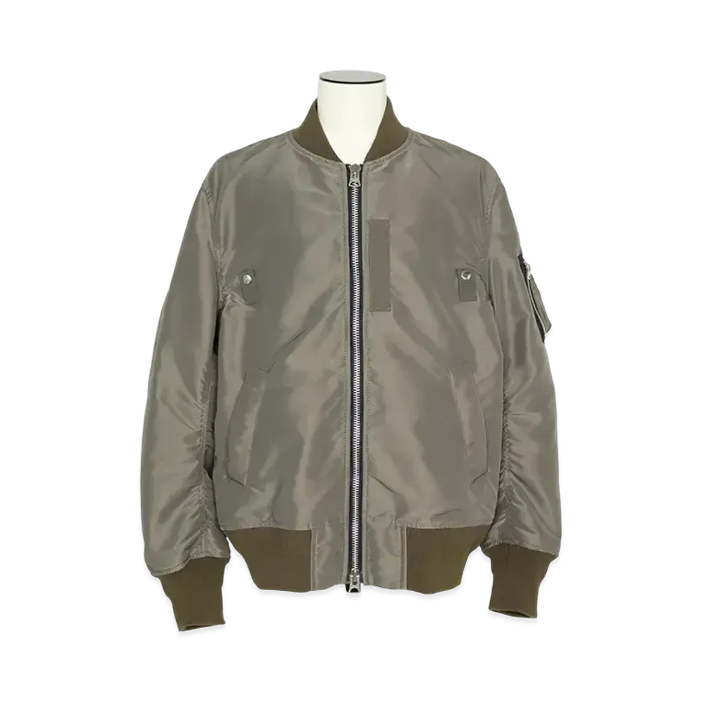 sacai Nylon Twill Blouson "Taupe"