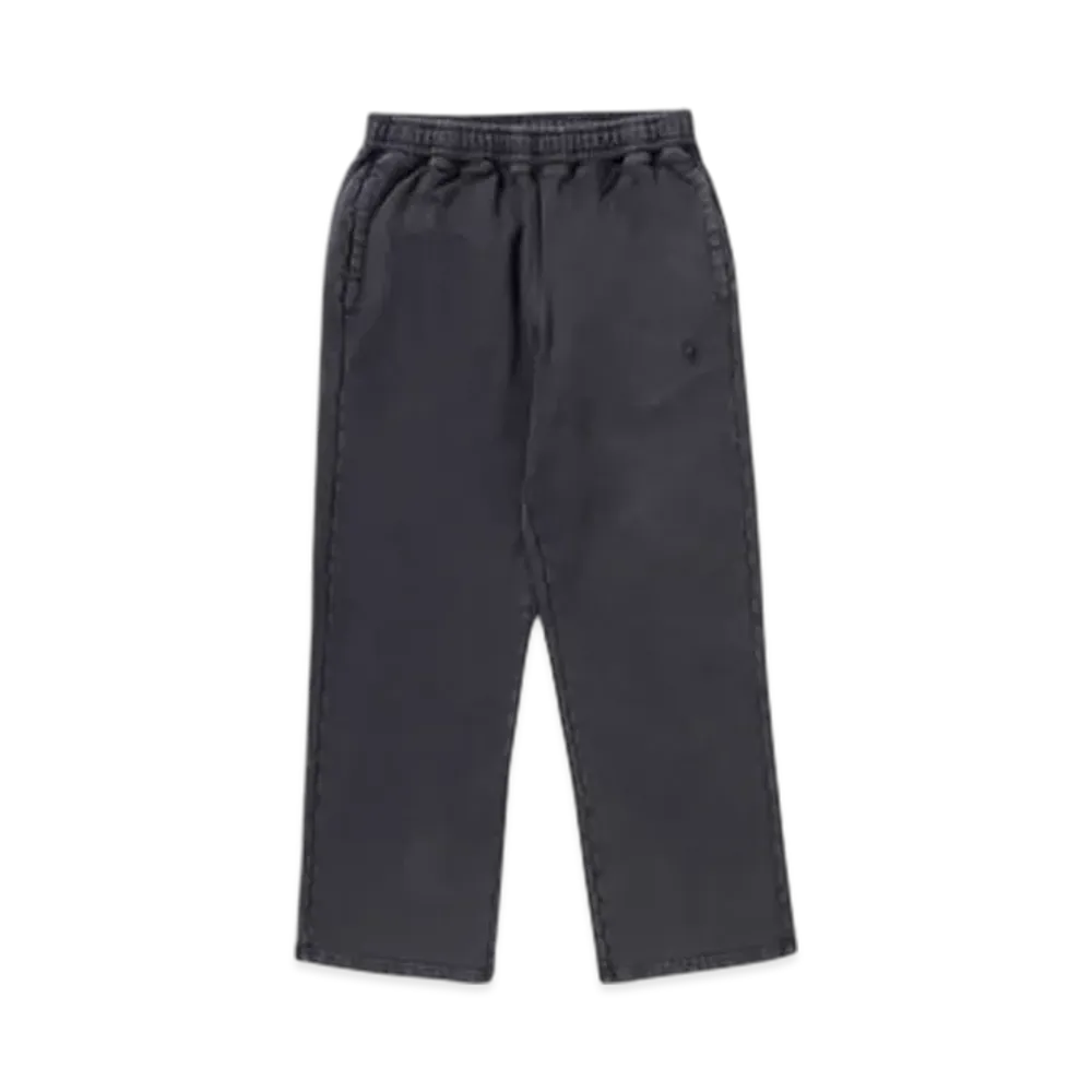 A BATHING APE One Point Relaxed Fit Wide Leg Sweatpants "Charcoal"