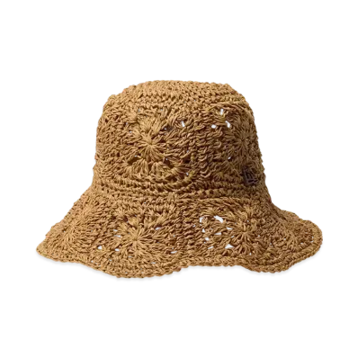 NEW ERA Adventure Wide Brim Paper Crochet Hat "Beige"