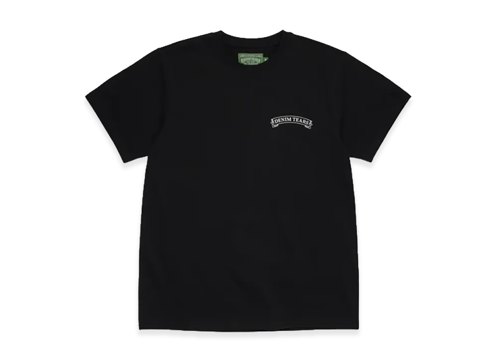 DENIM TEARS ADG Banner Tee "Black"