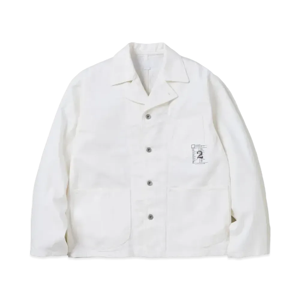 NEIGHBORHOOD BW . Coverall Jacket "White"