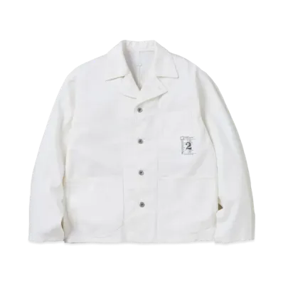 NEIGHBORHOOD BW . Coverall Jacket "White"