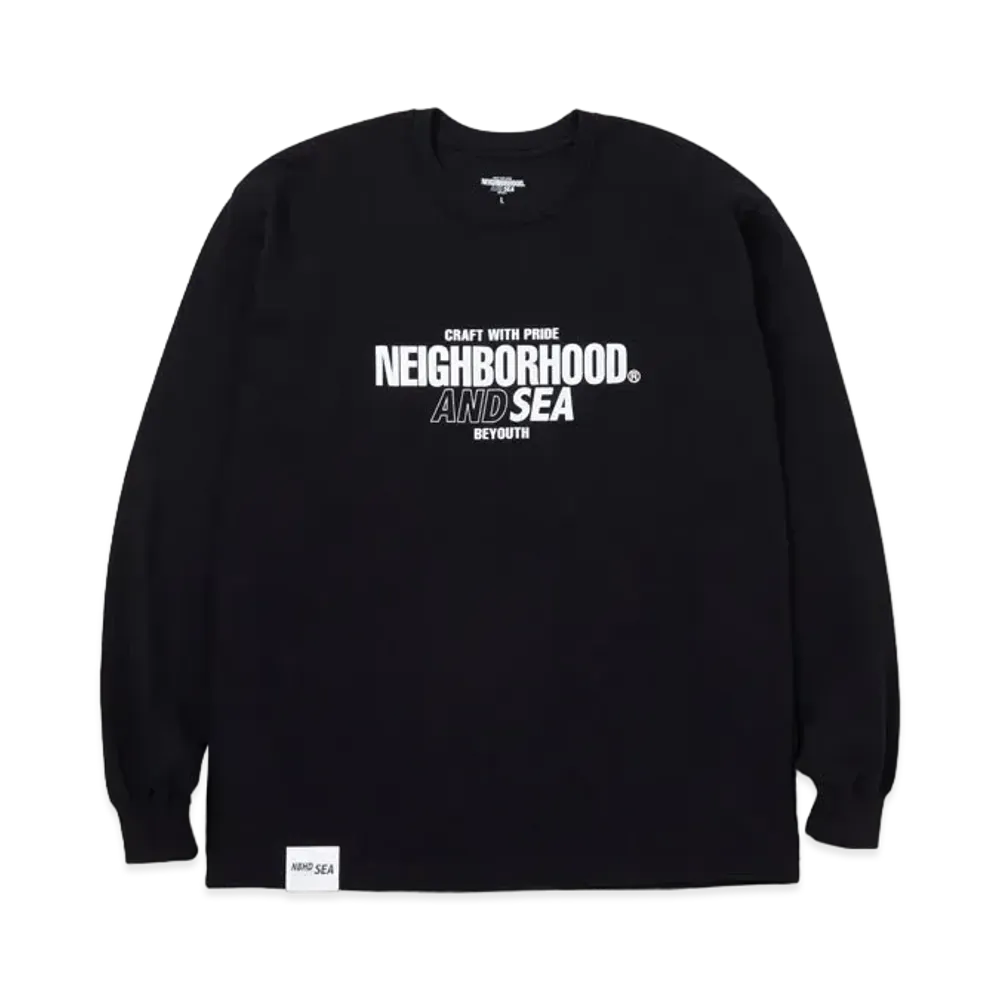WIND AND SEA x NEIGHBORHOOD L/S Tee "Black"
