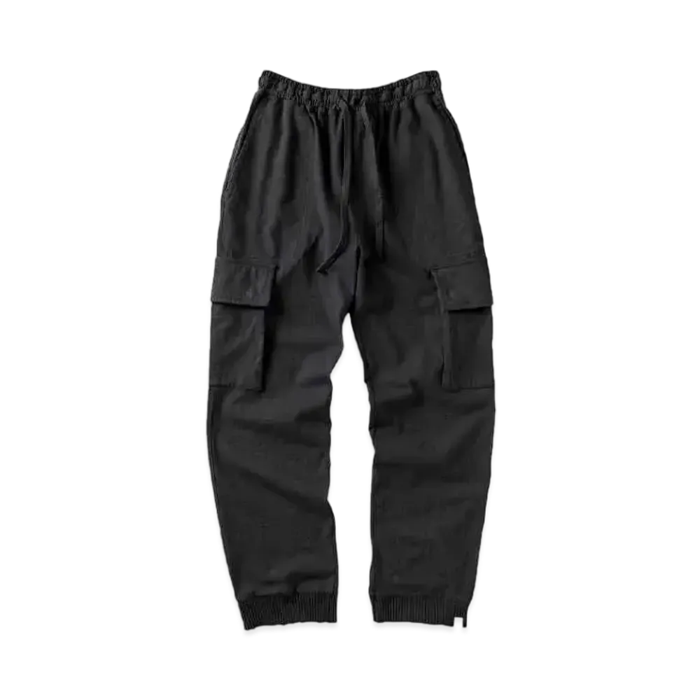 Perfect ribs Light Basic Cargo Pants "Vintage Black"