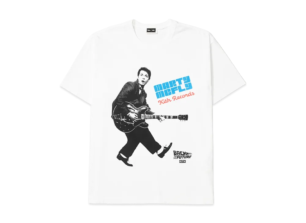 Kith x Back to the Future Chuck Berry Standard Crispy Tee "White"