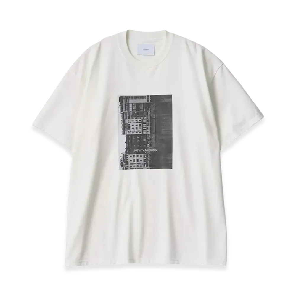 ssstein Oversized Print Tee -Subtlety- (Supima) "White"
