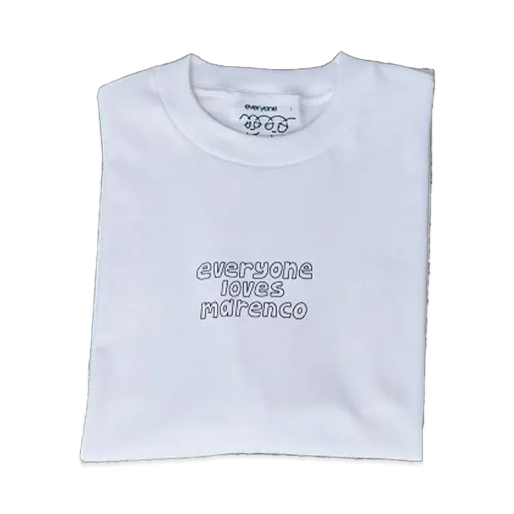 everyone loves MARENCO Stamp Short Sleeve Tee Shirt by j.30000 "White"