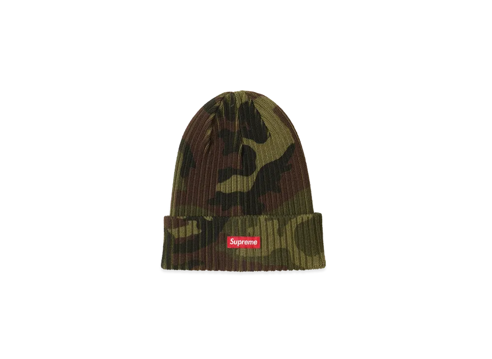 Supreme Overdyed Beanie (26SS) "Woodland Camo"
