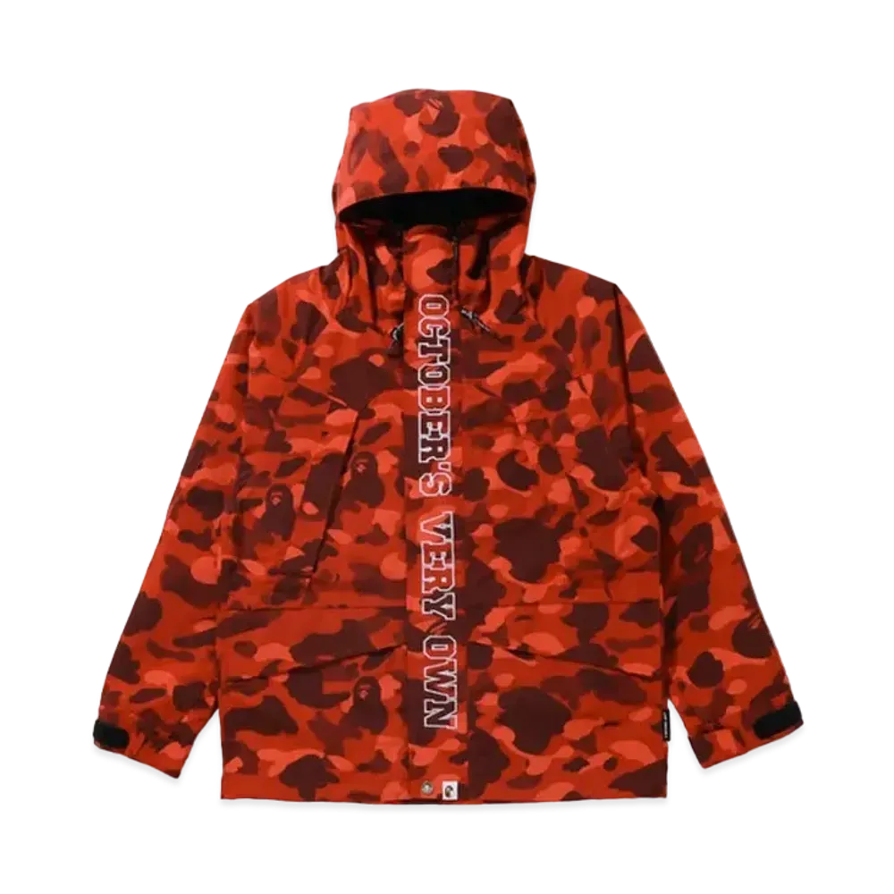 A BATHING APE OVO Color Camo Jacket "Red"