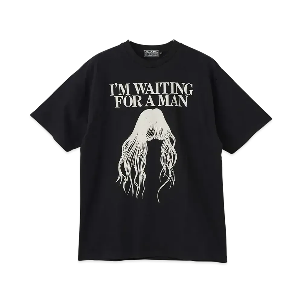 HYSTERIC GLAMOUR Johan / I'm Waiting For A Man T-Shirt "Black"