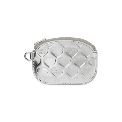 HUMAN MADE Leather Coin Case "Silver"