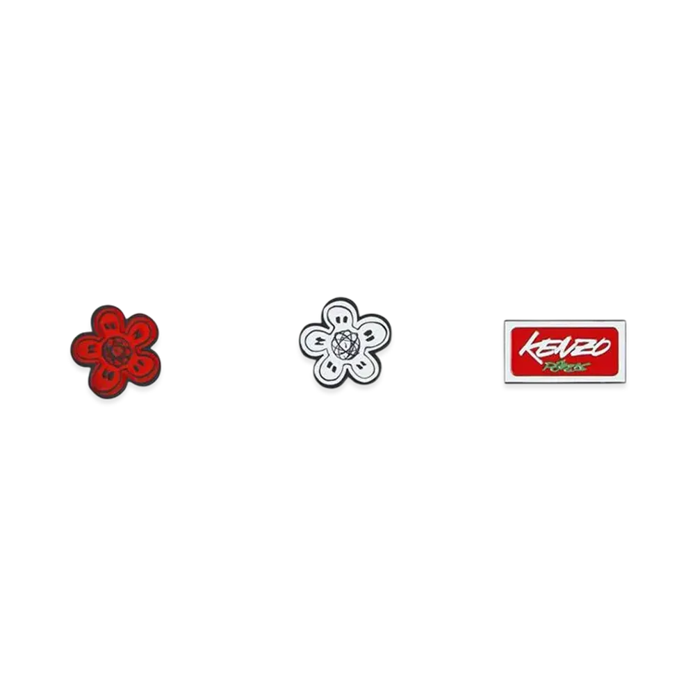 KENZO x Futura 2000 Pins Set "Multicolor"
