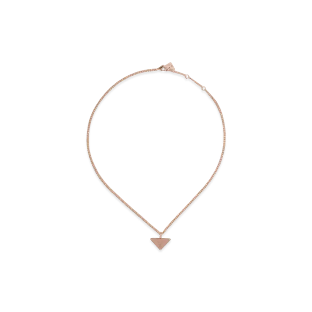 PRADA Eternal Gold Pendant Necklace in Pink Gold with Diamonds