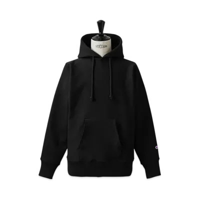 Champion Reverse Weave Hooded Sweatshirt 12.5oz "Black"