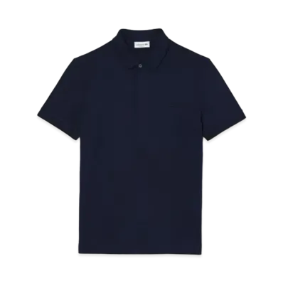 LACOSTE Regular Fit Stretch Paris Polo Shirt "Navy"