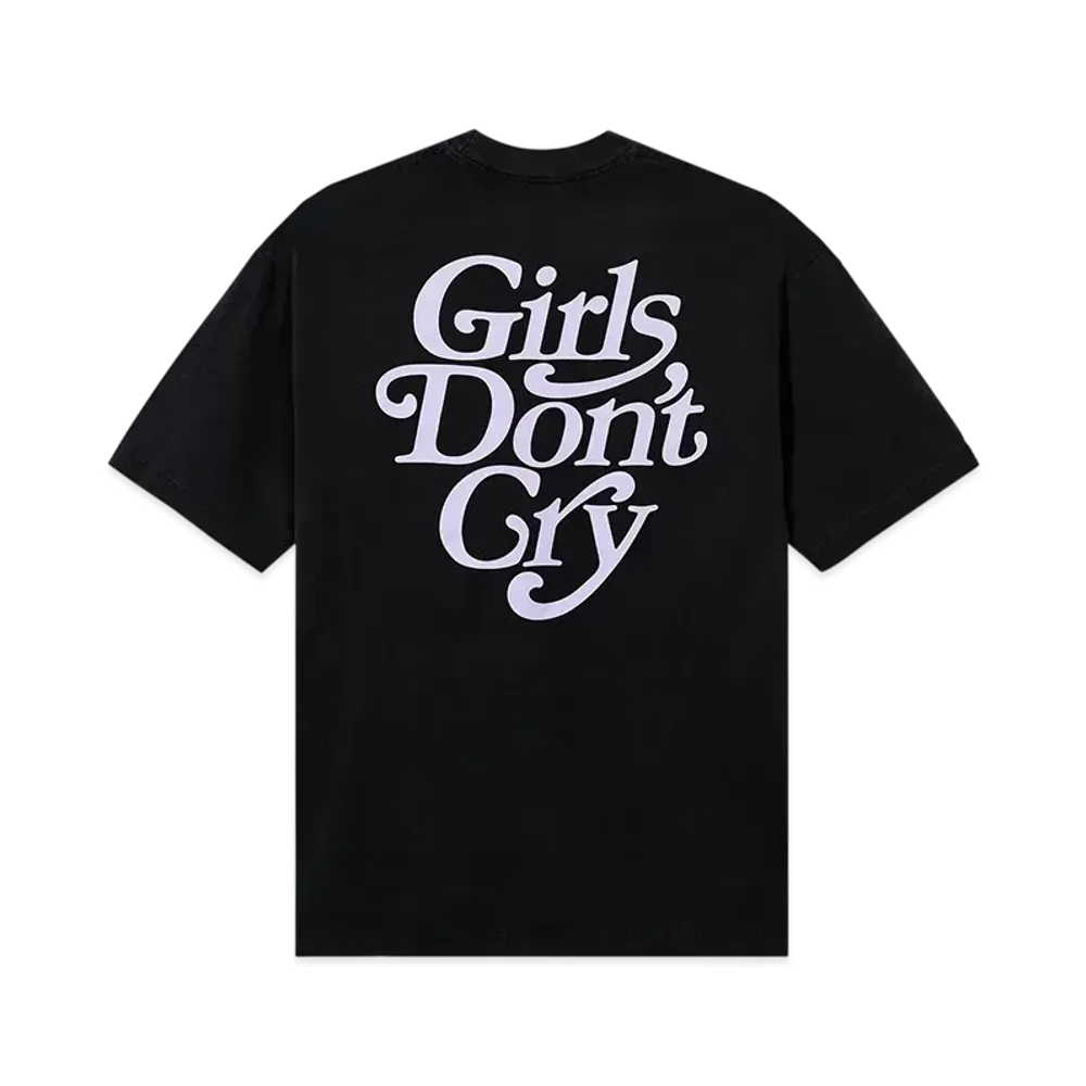 Girls Don't Cry x VERDY Logo T-Shirt "Vintage Black/Light Pink"