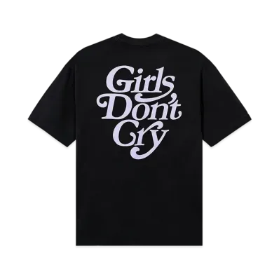 Girls Don't Cry x VERDY Logo T-Shirt "Vintage Black/Light Pink"