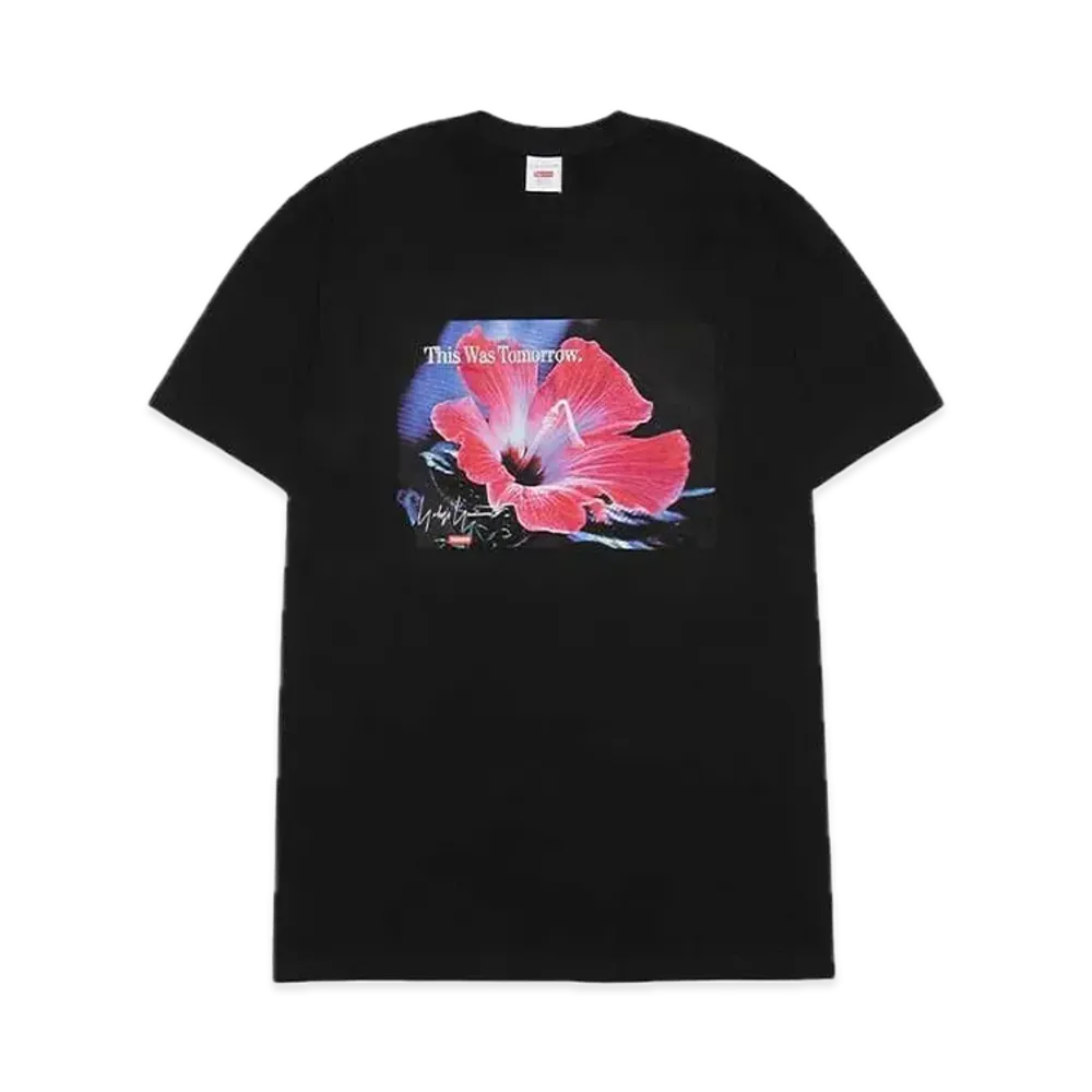 Supreme x Yohji Yamamoto This Was Tomorrow Tee "Black"