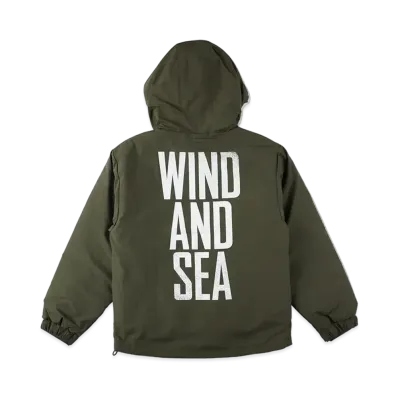 WIND AND SEA Military Surplus Shell Parka "Olive Drab"