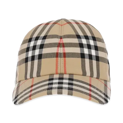 Burberry Women's Hats "Checked/Beige"