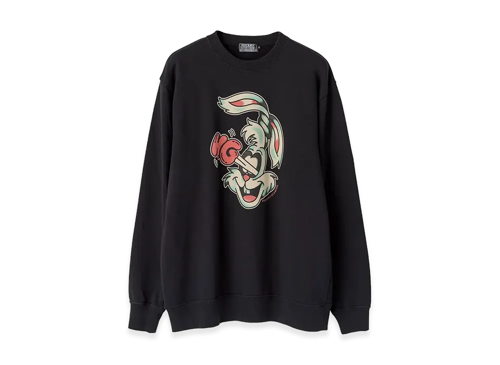 HYSTERIC GLAMOUR LUCUA OSAKA Limited HG Rabbit Sweatshirt "Black"
