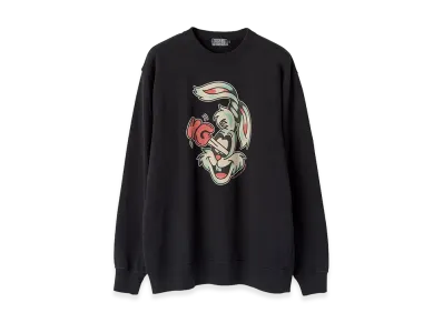 HYSTERIC GLAMOUR LUCUA OSAKA Limited HG Rabbit Sweatshirt "Black"