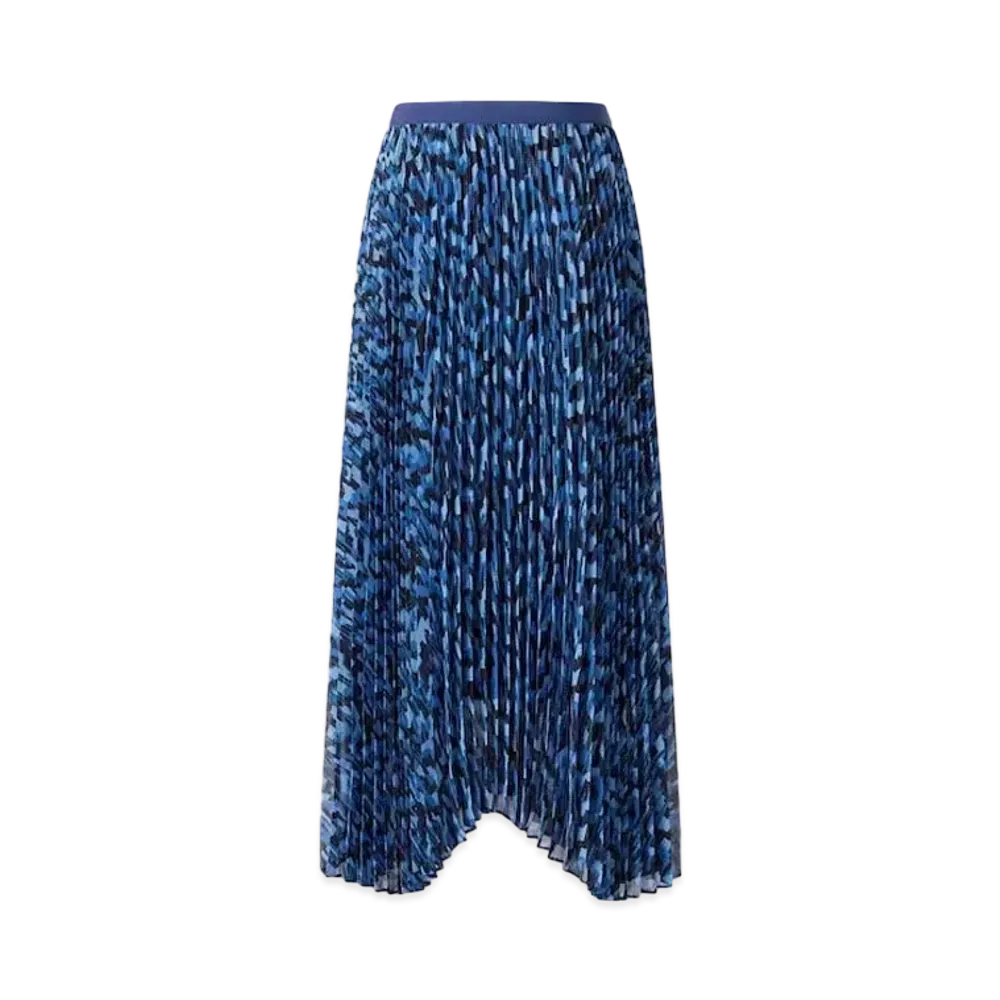 Uniqlo :C Pleated Skirt "Blue"