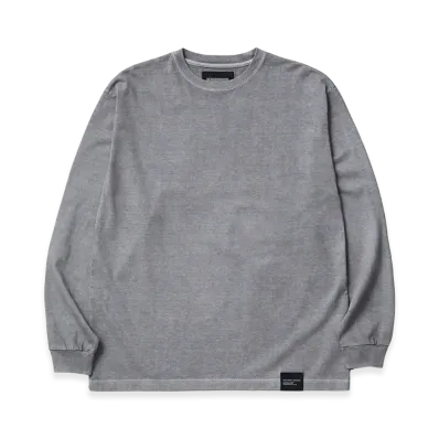 NEIGHBORHOOD Pigment Dyed Crewneck LS "Gray"