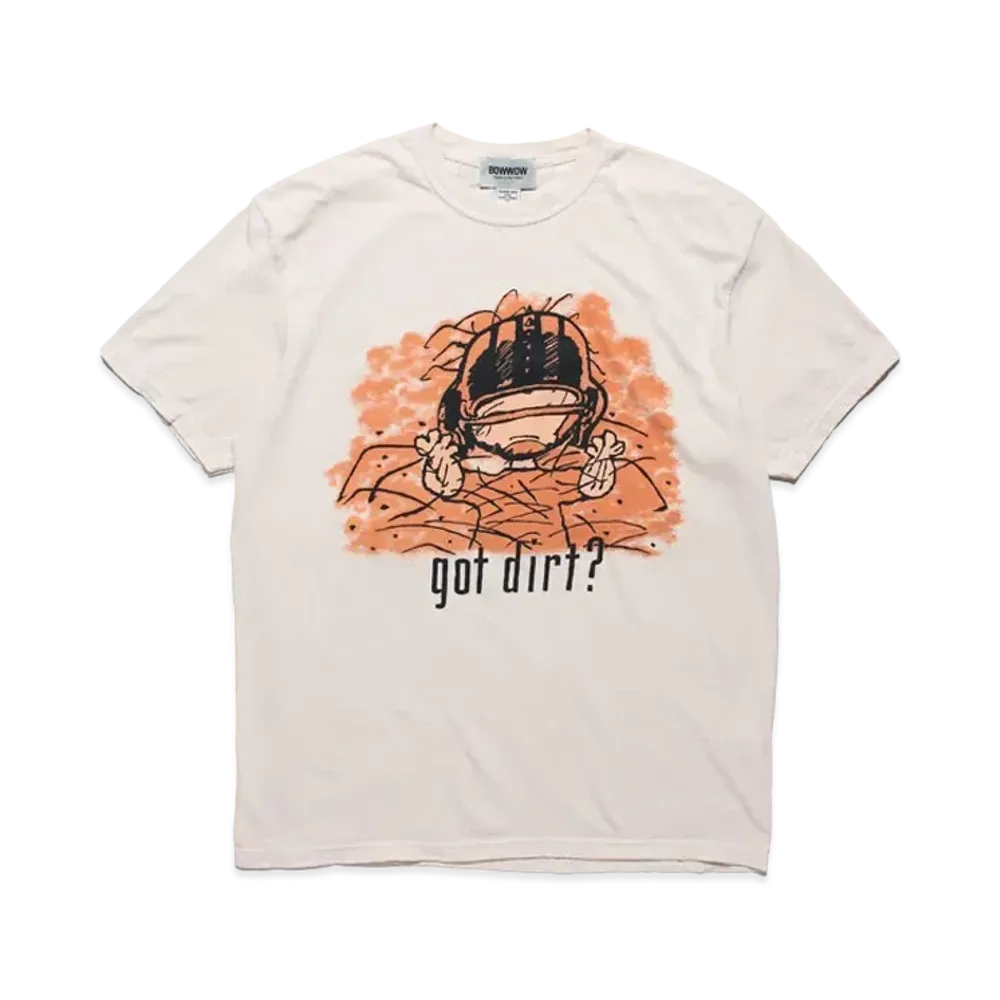 BOW WOW GOT DIRT TEE "O.IVORY"