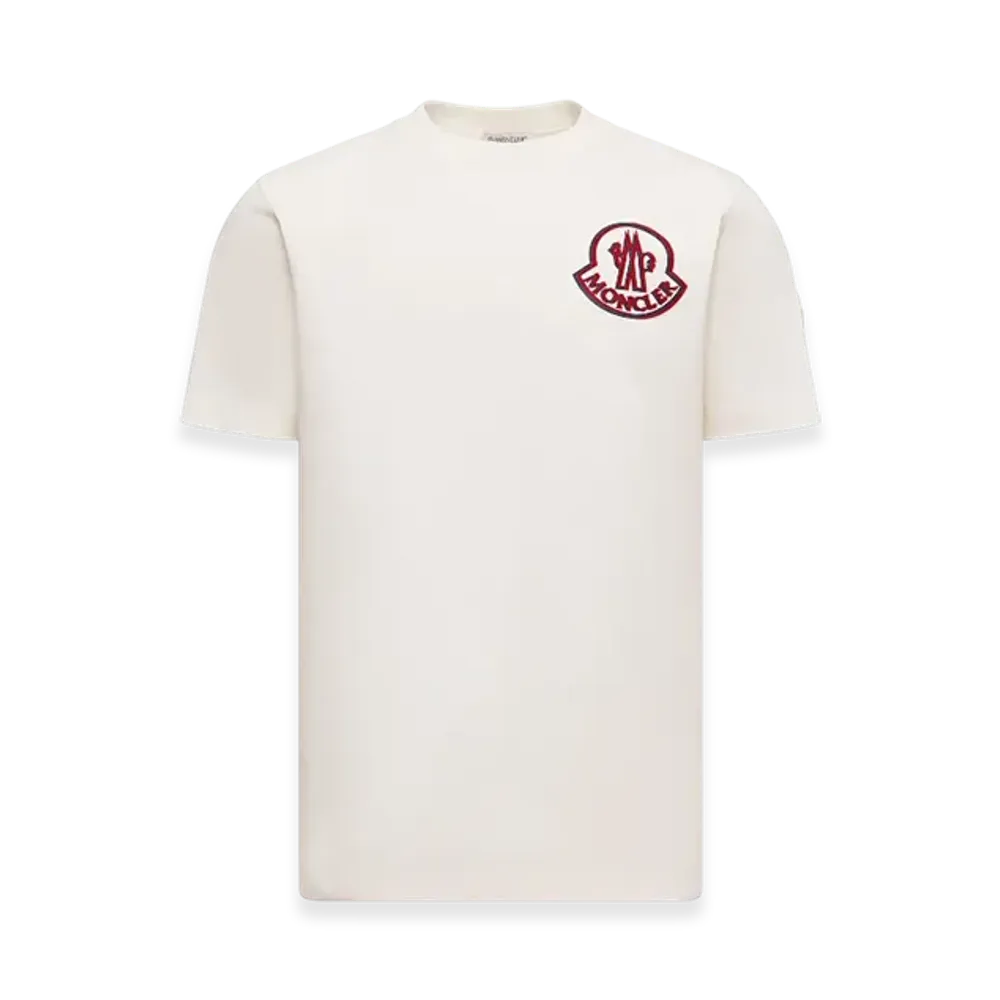 MONCLER Logo Cotton T-Shirt "White"