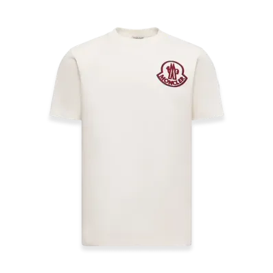 MONCLER Logo Cotton T-Shirt "White"