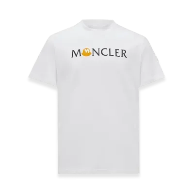 MONCLER Punctuation Logo Cotton T-Shirt "White"
