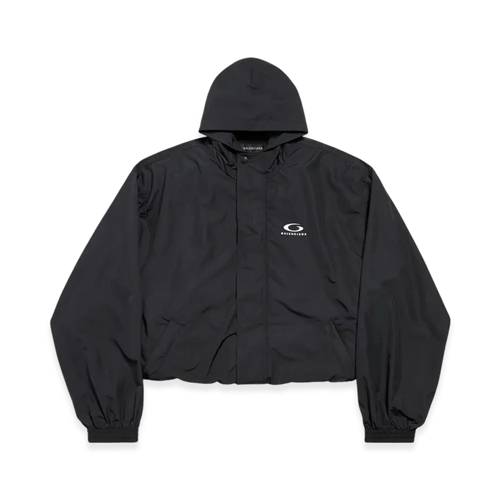 BALENCIAGA Folded Windbreaker "Black"