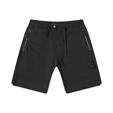 Stone Island 6042A Shadow Project Heavy Speckled Jersey Bermuda Shorts - 22SS "Black"