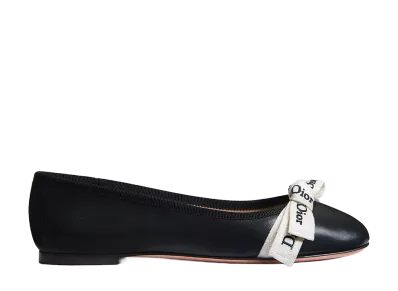 Dior Women's J'Adior Ballerina Lambskin "Black"