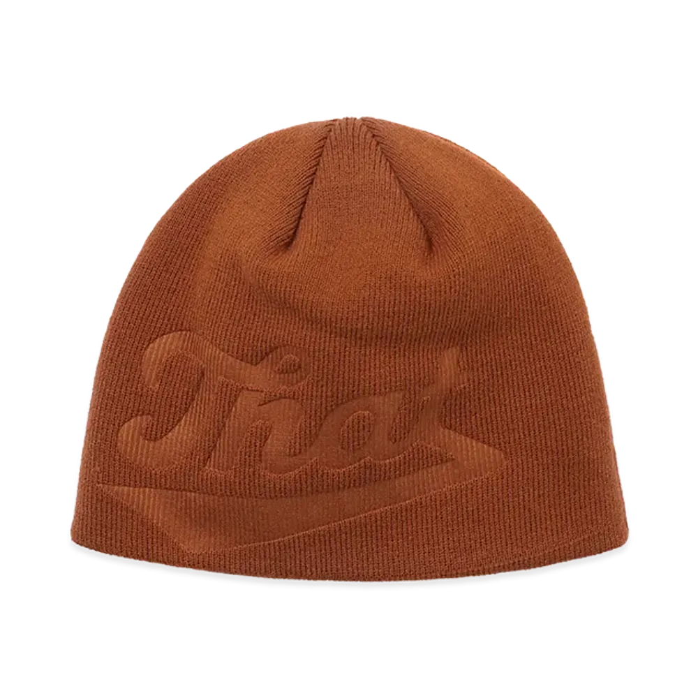 thisisneverthat Debossed That No Cuff Beanie "Bronze"