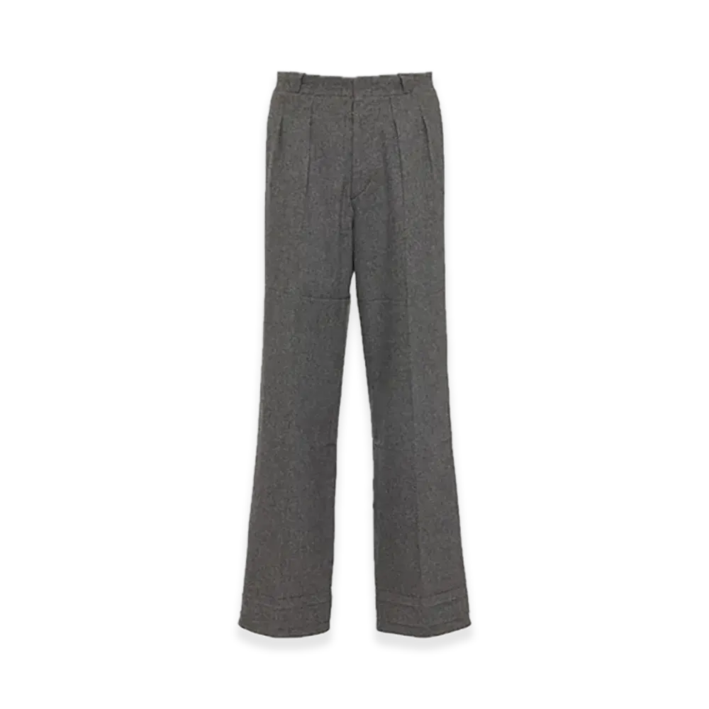 Maison Margiela Wool Trousers "Melange Grey"