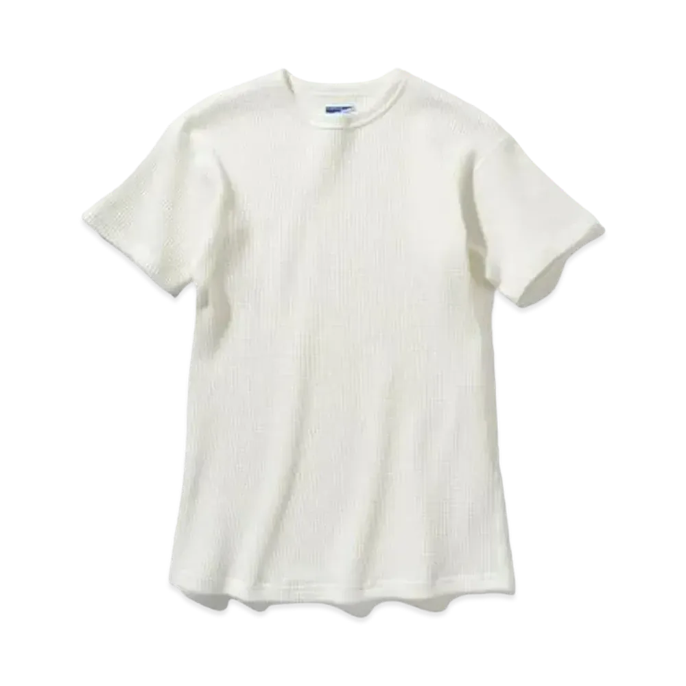 THE REAL McCOY'S TUBE KNIT THERMAL S/S "Milk"